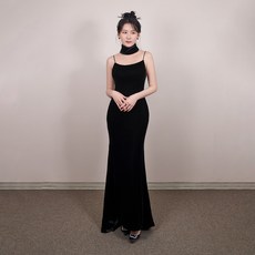 릴리드레스 뮬리 벨벳 드레스 LDP86