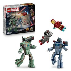 LEGO 76320 漫威系列 鋼鐵人和戰爭機器大戰漢默鋼鐵士兵 Iron Man & War Machine vs. Hammer Drones, 1套, 混和顏色
