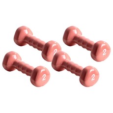아이워너 PVC 삼각 아령, 2kg, 4개
