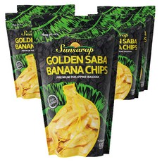 Sunsarap 香蕉片拉鍊包, 5個, 200g