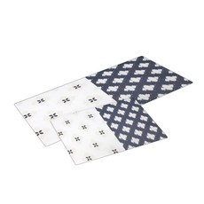 寢室安居 PVC防滑防水地墊 大 + 小, 幸運草, 1組