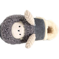 BEBEMARU 兒童毛絨羊造型鞋 9816