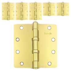 房門用 4英吋 5節 鉸鏈 金色 4040, 9個
