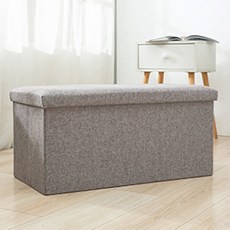 YMJ 布料多功能收納椅 JS40-0015, 灰色2