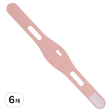 Radelly 簡易防張嘴束帶 粉紅色, 6個