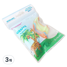 Cleanstar 애니멀 모양 유아치실, 30개입, 3개