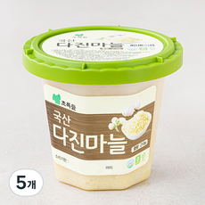 초록들 국내산 다진마늘, 210g, 5개