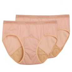 Midi日常透氣生理褲 米色, 中型, 1入, 2個
