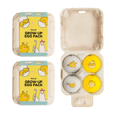 Volvik VIVID Grow Up 雞蛋盒 高爾夫球 3層 4入 禮盒組, 單品, 1套