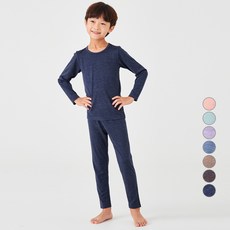 LollyTree 童款素色發熱內搭長袖長褲套裝 VD