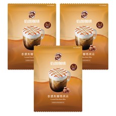 金車 MR.BROWN 伯朗咖啡 3合1即溶咖啡 香濃焦糖瑪琪朵, 15.5g, 30包, 3袋