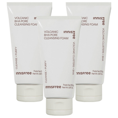 이니스프리 화산송이 BHA 모공 클렌징폼 대용량, 250g, 3개