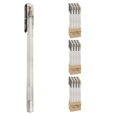 Pentel 飛龍文具 中性筆 K108-W Set 12支, 白色, 3盒