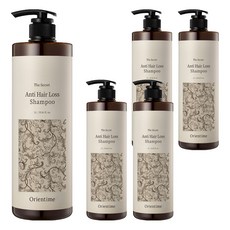 오리엔타임 더 시크릿 안티 헤어로스 샴푸, 1L, 5개