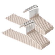 코멧 홈 논슬립 바지걸이, 베이지, 20개