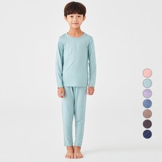 LollyTree 童款素色發熱內搭長袖長褲套裝 VD