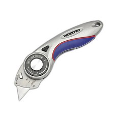 WORKPRO 鋁合金高強度精密作業用角度可調折疊美工刀, 1個