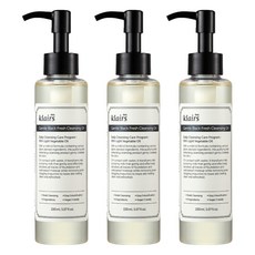 klairs 黑炭清爽溫和卸妝油, 150ml, 3瓶