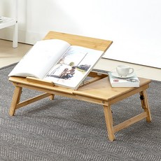 Suwoo Home 木製筆記型電腦桌 L號, 原木色