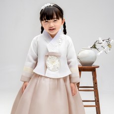 女童丹桂半色洞韓服套裝 AW157