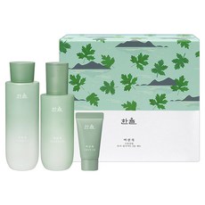 HANYUL 韓律 艾草舒緩鎮靜化妝水 150ml+精華液 125ml+乳霜, 1組