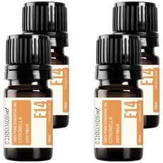 시나몬이오 아로마 에센셜 오일 E14, 시트로넬라, 10ml, 4개