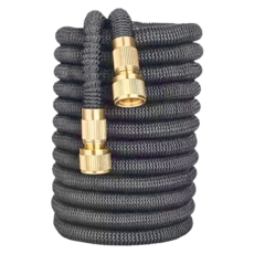 防爆伸縮水管 奶嘴接頭 10m, 1個, 黑色