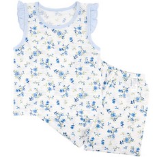 메이키즈 여아용 통기성 민소매 변화지 상하의 세트