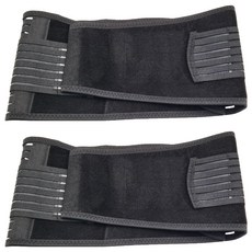 KR SKANGEL 優美薄翼透氣彈力骨盆帶, 黑色 L, 2個