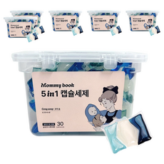 마미북 파워클린 초고농축 캡슐세제, 6개, 30개입