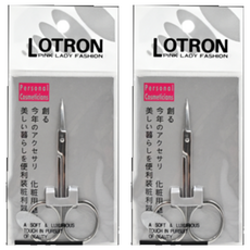 LOTRON 鋒利曲剪 高級美容器材, L-202, 2支