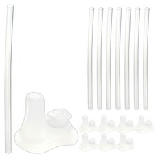 Richell 利其爾 TLI防漏杯替換吸管組 S-4, 單色, 4組