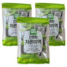 청해거상 간편한 자른미역 15p, 3개, 75g