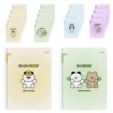 PENPIA 1000 小學通用聽寫線圈筆記本, 隨機出貨, 20個