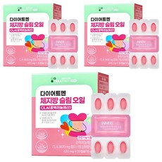 CELLTRION Inner Lab Diet N Body Fat Slim 油 CLA 共軛亞麻油酸 18 克, 3個, 30錠