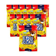 에듀 유아용 클레이 10p, 파랑, 50g, 1개