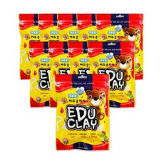 Edu 嬰兒粘土 10p, 黑色的, 50克