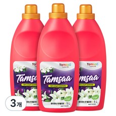탐사 초고농축 섬유유연제 화이트티 앤 릴리, 1L, 3개