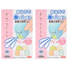 targa 入浴劑 附水槍小公仔 碳酸入浴劑套裝 6歲以上適用, 75g, 2盒