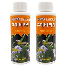 샘아쿠아 터치 구피 비타민, 120ml, 2개