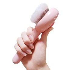 Happy J 寵物除毛刷 8.5 x 19.6 cm, 1個, 粉紅色