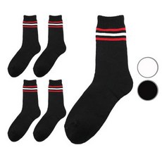 IZILEG 男款線條毛絨中筒襪