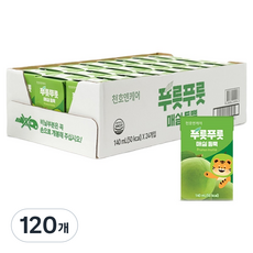 천호엔케어 푸릇푸릇 매실 듬뿍 어린이 주스, 140ml, 120개