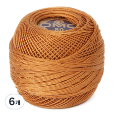 DMC 19號線 80編織刺繡蕾絲線, 435, 6個