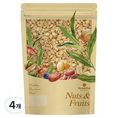 그린너트 볶음 땅콩 반태, 1kg, 4개
