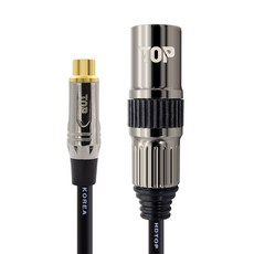 HDtop RCA母轉XLR公 50m線材, 金屬黑, 1個, HT-TP3073