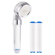 comet 增強水壓過濾蓮蓬頭 + 補充濾芯 2個, 1組