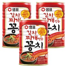 샘표 김치찌개용 꽁치 통조림, 3개, 400g