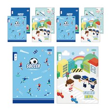 PENPIA 男孩小學筆記本 10入, 隨機發貨, 1套