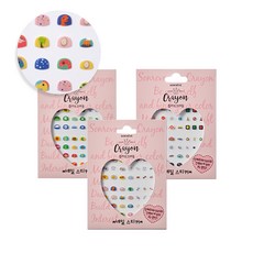 SON REVE 蠟筆幼兒美甲貼 CRY04+CRI05+CRI06組, 1套